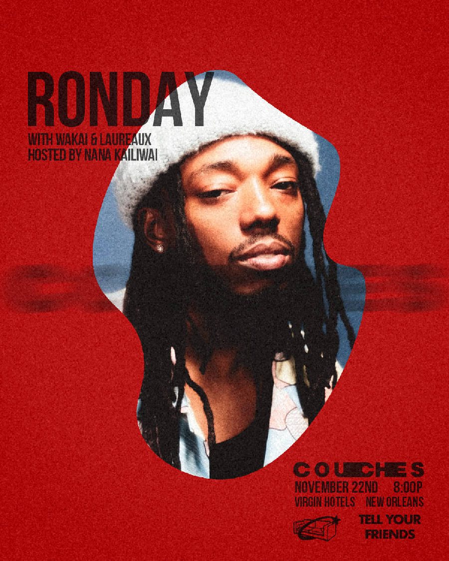 11/22: COUCHES ft WAKAI + RONDAY + LAUREAUX